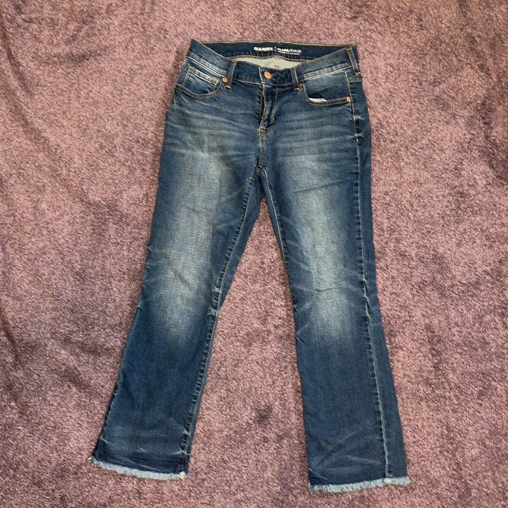 Old Navy mid rise flare jeans